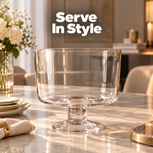 Glass Trifle Bowl